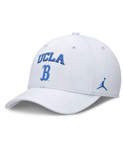 Jordan Men's White Ucla Bruins 2025 On-Field Rise Performance Flex Hat