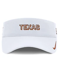 Nike Men's White Texas Longhorns 2025 On-Field Gameday Performance Ace Adjustable Visor Hat
