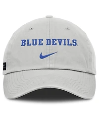 Nike Men's Gray Duke Blue Devils 2025 On-Field Gameday Club Adjustable Hat