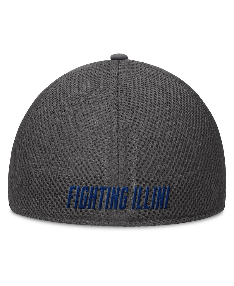 Fanatics Men's Gray Illinois Fighting Illini Clincher Flex Hat