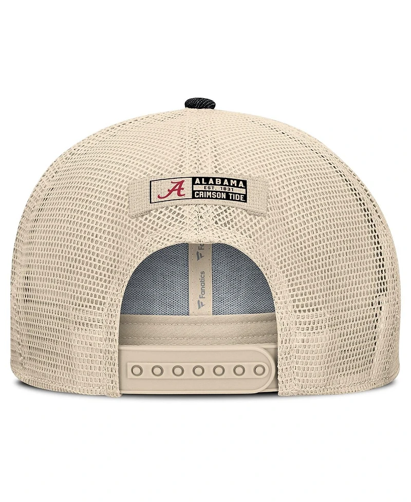 Fanatics Men's Black/Natural Alabama Crimson Tide Legend Trucker Snapback Hat