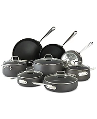 All-Clad Hard-Anodized Cookware Set, 13 Piece