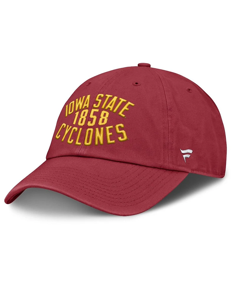 Fanatics Men's Cardinal Iowa State Cyclones Archer Adjustable Hat