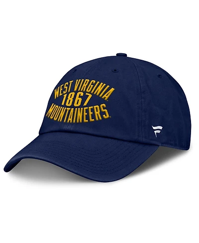 Fanatics Men's Navy West Virginia Mountaineers Archer Adjustable Hat