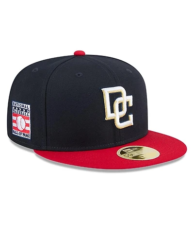 New Era Men's Navy Washington Nationals Baseball Hall of Fame 59FIFTY Fitted Hat