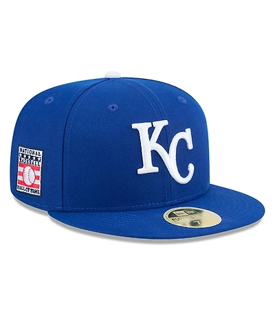 New Era Men's Royal Kansas City Royals Baseball Hall of Fame 59FIFTY Fitted Hat