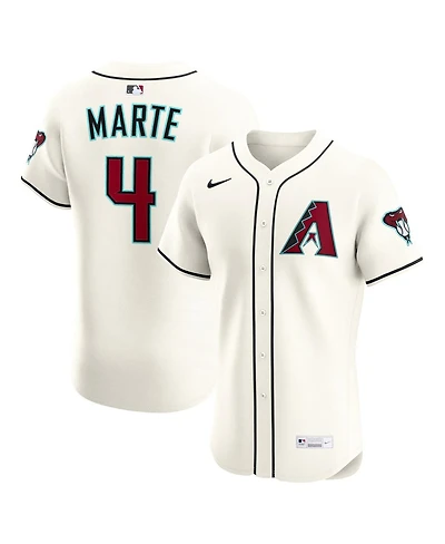 Nike Men's Ketel Marte Cream Arizona Diamondbacks Home Elite Jersey