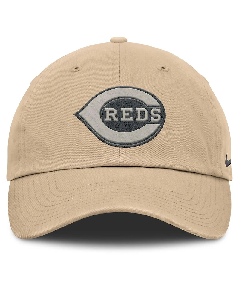 Nike Men's Khaki Cincinnati Reds Club Adjustable Hat