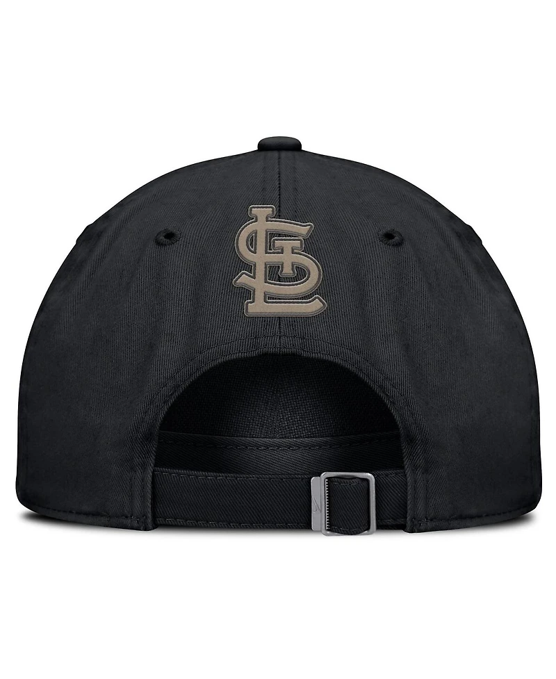 Nike Men's Black St. Louis Cardinals Camo Pack Club Adjustable Hat