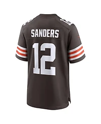 Nike Men's Shedeur Sanders Brown Cleveland Browns 2025 Nfl Draft Game Jersey