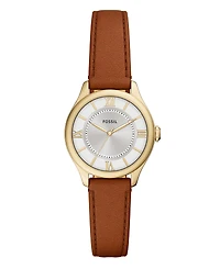 Fossil Women's Gilmore Three-Hand Brown Croco Leather Watch, 28mm
