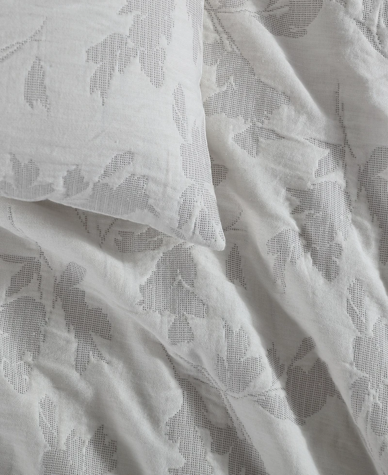 Calvin Klein Cascade Cotton Yarn-Dyed 3-Piece Duvet Cover Set, Queen