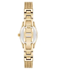 Anne Klein Women's Quartz Enduring Gold-Tone Stainless Steel Mesh Watch, 24mm