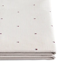 Tommy Hilfiger Ithaca Flag Stripe Cotton Percale 3-Piece Sheet Set, Twin Xl