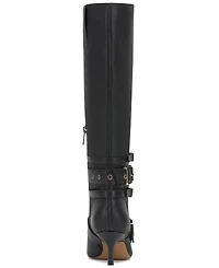 Vince Camuto Women's Tyleen Wide-Calf Knee-High Moto Dress Boots