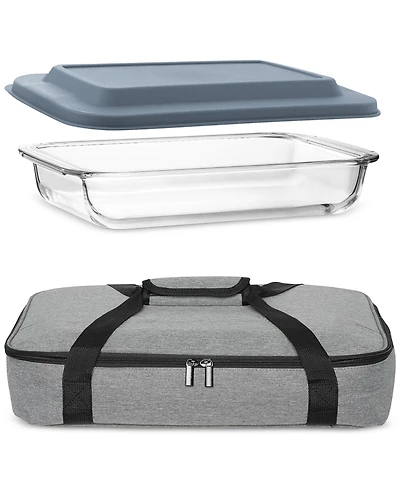 Art & Cook Bake and Take Baking Dish and Carrier Set