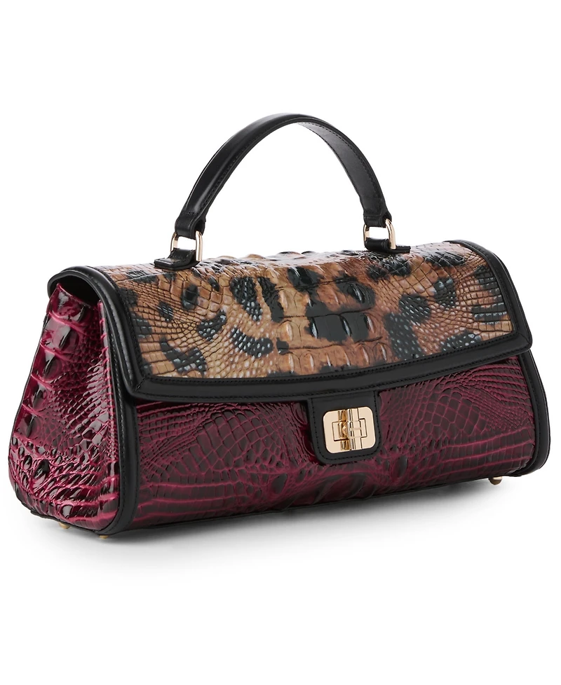 Brahmin Dayan Small Leather Towers Satchel