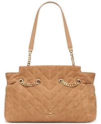 Karl Lagerfeld Paris Lafayette Medium Leather Satchel Bag