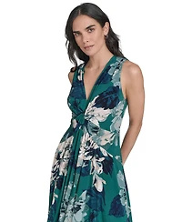 Calvin Klein Women's Sleeveless Jersey Fit & Flare Midi Dress