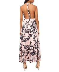 Parker Women's Shadow Floral Nia Satin Midi Dress