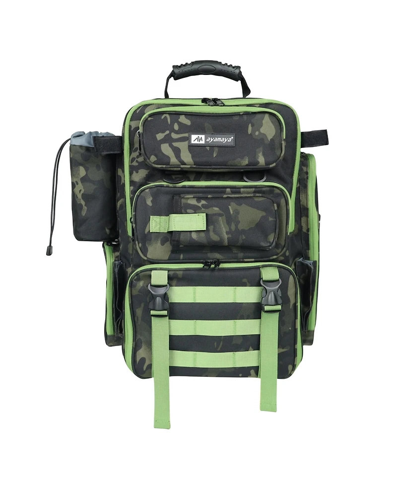 Ayamaya TackleTrek 40L Fishing Backpack with Dual Rod Holders & 2 Tackle Trays – The Ultimate Outdoor Gift for Him