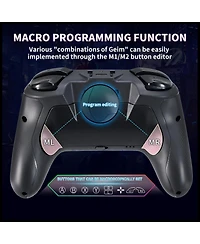 Nbcp Wireless Switch 2 Pro Controller with Back Buttons, Rgb 7-Color Light, 6-Axis Gyro, Turbo, One-Touch Start, Compatible with Switch, Android, iOS,