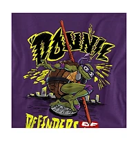 Logovision Big & Tall Tmnt Mutant Mayhem Donnie City T-Shirt
