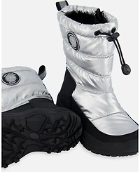 Deux par Girl Winter Boots Silver - Child