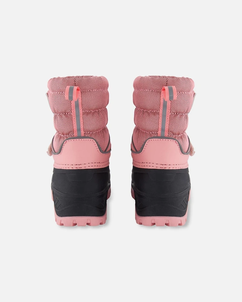 Deux par Girl Winter Boots Dusty Pink - Toddler|Child