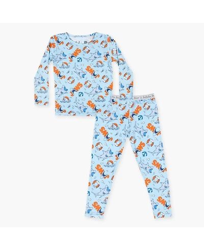 Bellabu Bear Kids Unisex Kids' Jaws Set of 2 Piece Pajamas