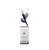 Ventev 27W Ultrafast Dual Car Charger with Apple Lightning Travel Cable-Gray