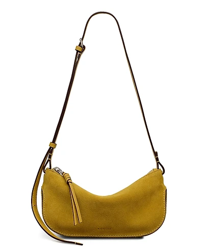 Radley London The Iris Suede Small Zip Top Crossbody Bag