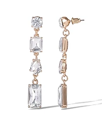 Jessica Simpson Crystal Cascade Statement Earrings