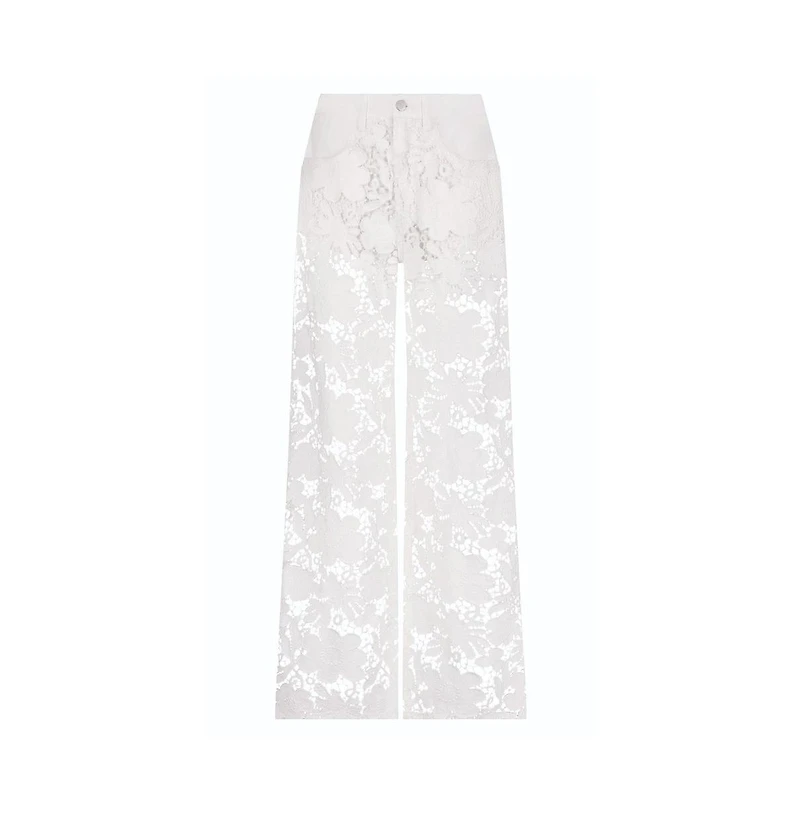 The Noli Shop Women's Celeste High Rise Jean - White