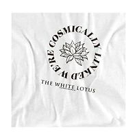 Logovision Men's White Lotus Cosmic Logo T-Shirt