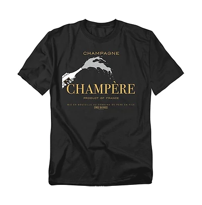 Logovision Men's Emily Paris Champre Champagne T-Shirt