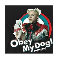 Logovision Big & Tall Zoolander Obey My Dog T-Shirt