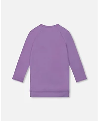Deux par Big Girls Super Softtunic Tee with Graphic Print Purple