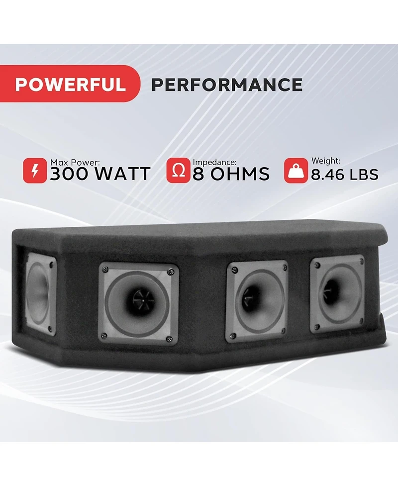 Pyle 6-Way Dj Tweeter System - Premium Sound Clarity & High-Performance Audio for DJs and Sound Systems