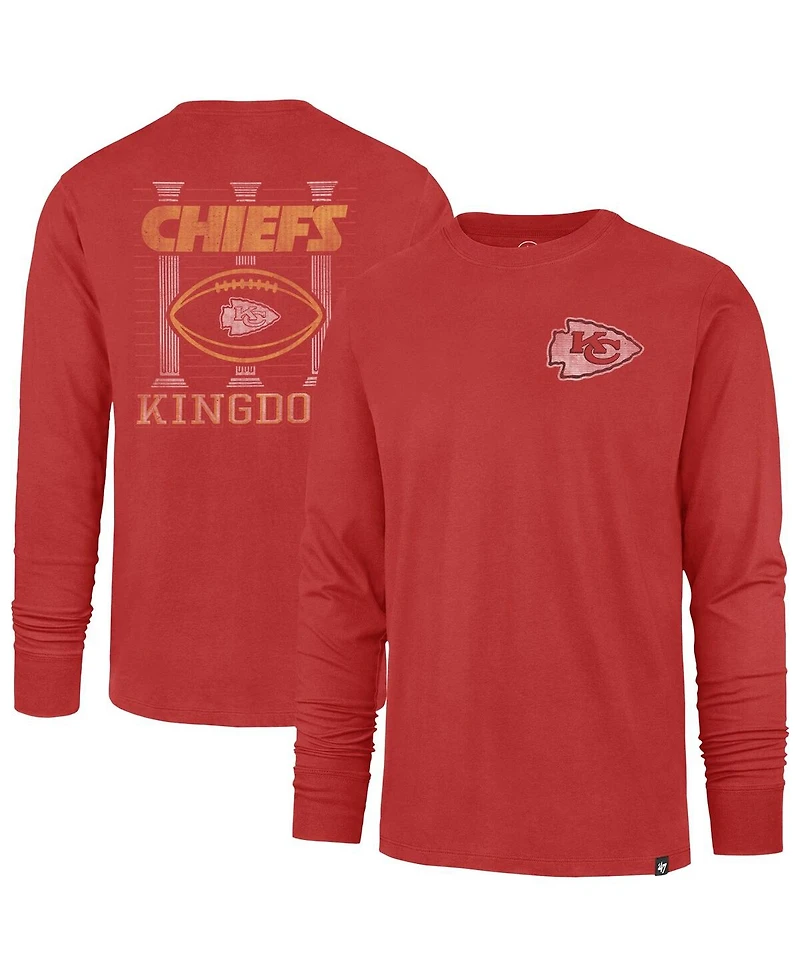 '47 Brand Men's Red Kansas City Chiefs Regional Backer Franklin Long Sleeve T-Shirt