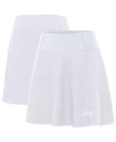 Antigua Women's White Tampa Bay Buccaneers Chip Skort