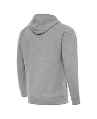 Antigua Men's Heather Gray Buffalo Bills Victory Pullover Hoodie
