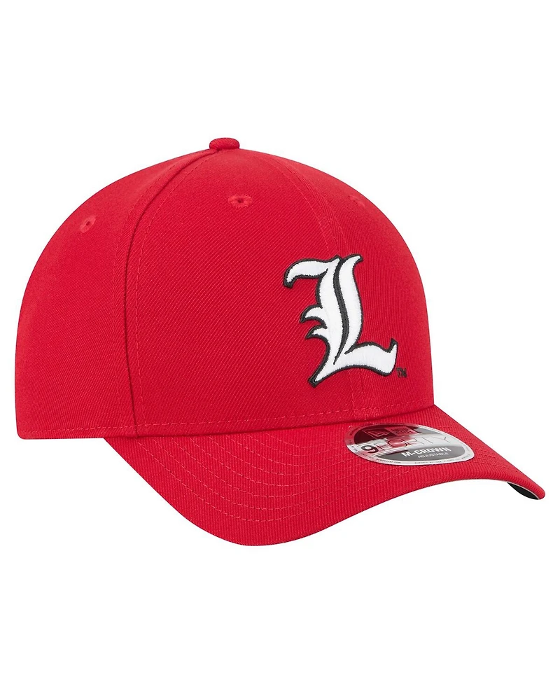 New Era Men's Red Louisville Cardinals Team Collective 9FORTY M-Crown Adjustable Hat