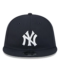 New Era Men's Navy New York Yankees Baseball Hall of Fame Retro Crown 9FIFTY Adjustable Hat