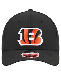 New Era Men's Black Cincinnati Bengals Team Collection 9FORTY M-Crown Adjustable Hat