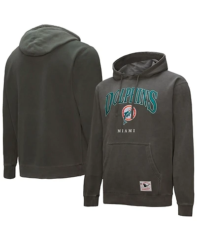 Mitchell & Ness Men's Gray Miami Dolphins Slot Pullover Hoodie