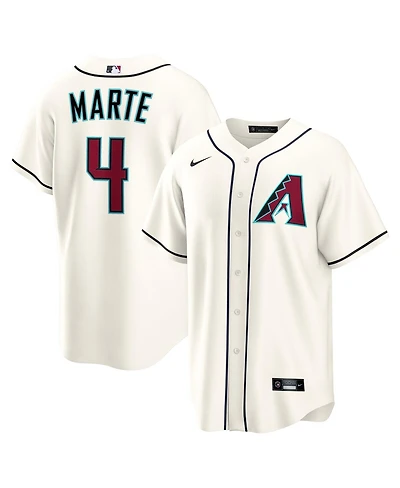 Nike Big Boys and Girls Ketel Marte Cream Arizona Diamondbacks Home Replica Jersey
