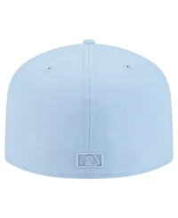 New Era Men's Light Blue Athletics Color Pack A-Frame 59FIFTY Fitted Hat