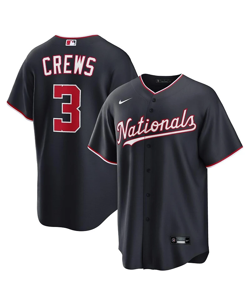 Nike Men's Dylan Crews Navy Washington Nationals Alternate Replica Jersey