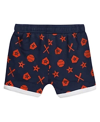 Outerstuff Baby Boys and Girls 2-Piece Navy Detroit Tigers On Deck Diaper Cover Set
